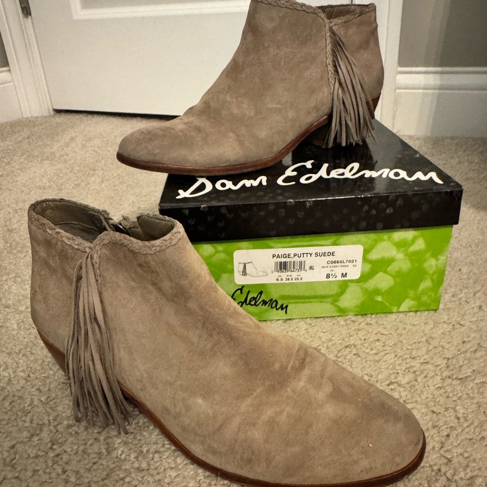 Sam Edelman suede booties